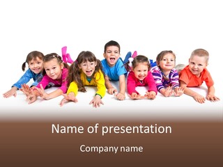 Looking Color Human PowerPoint Template