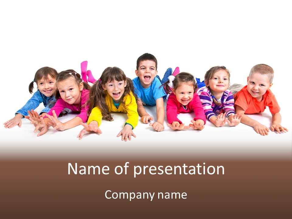 Looking Color Human PowerPoint Template