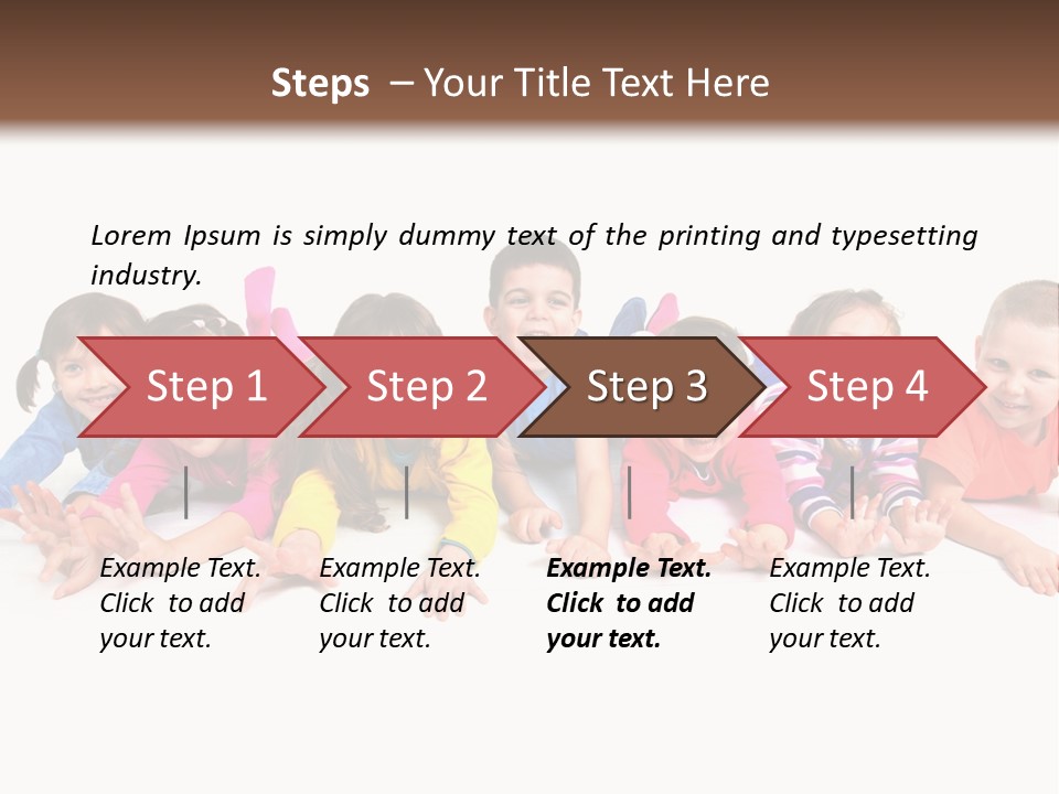 Looking Color Human PowerPoint Template