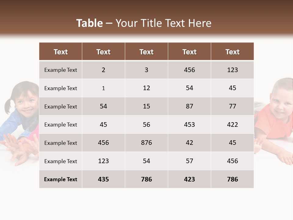 Looking Color Human PowerPoint Template