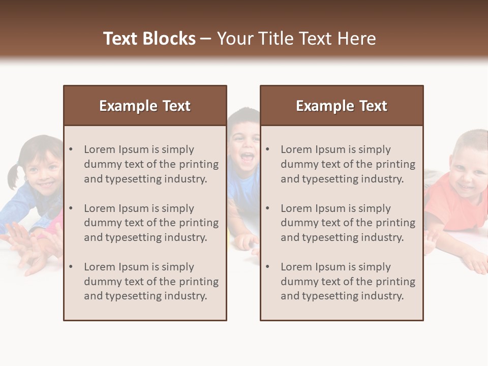 Looking Color Human PowerPoint Template
