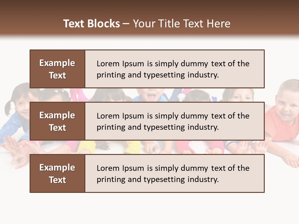 Looking Color Human PowerPoint Template