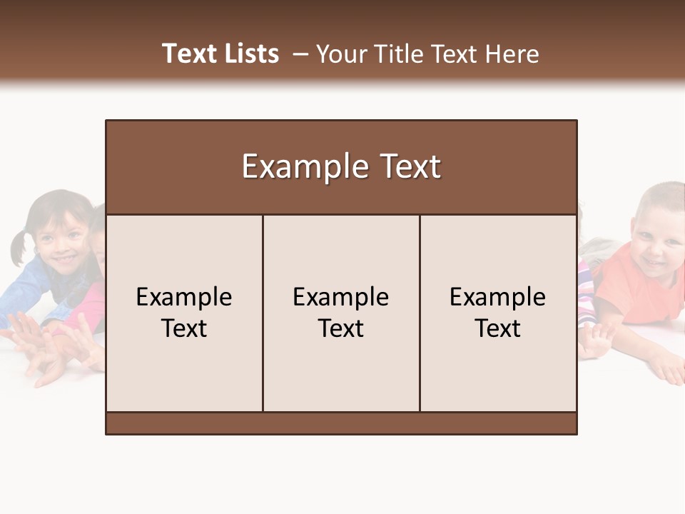 Looking Color Human PowerPoint Template