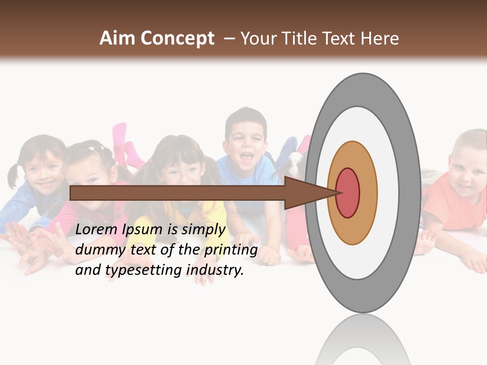 Looking Color Human PowerPoint Template