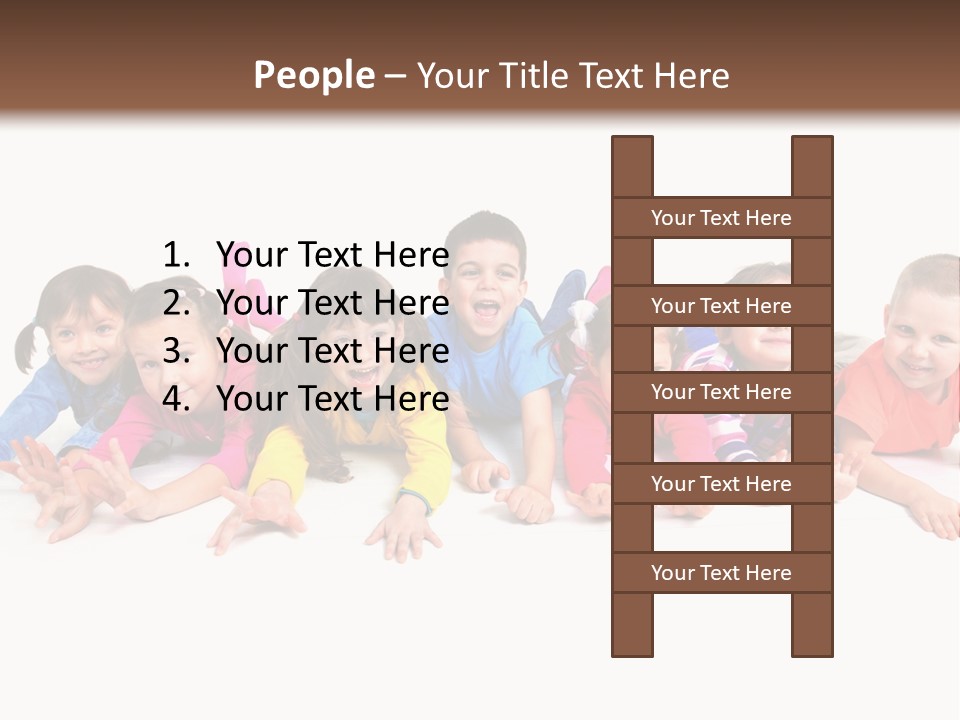 Looking Color Human PowerPoint Template