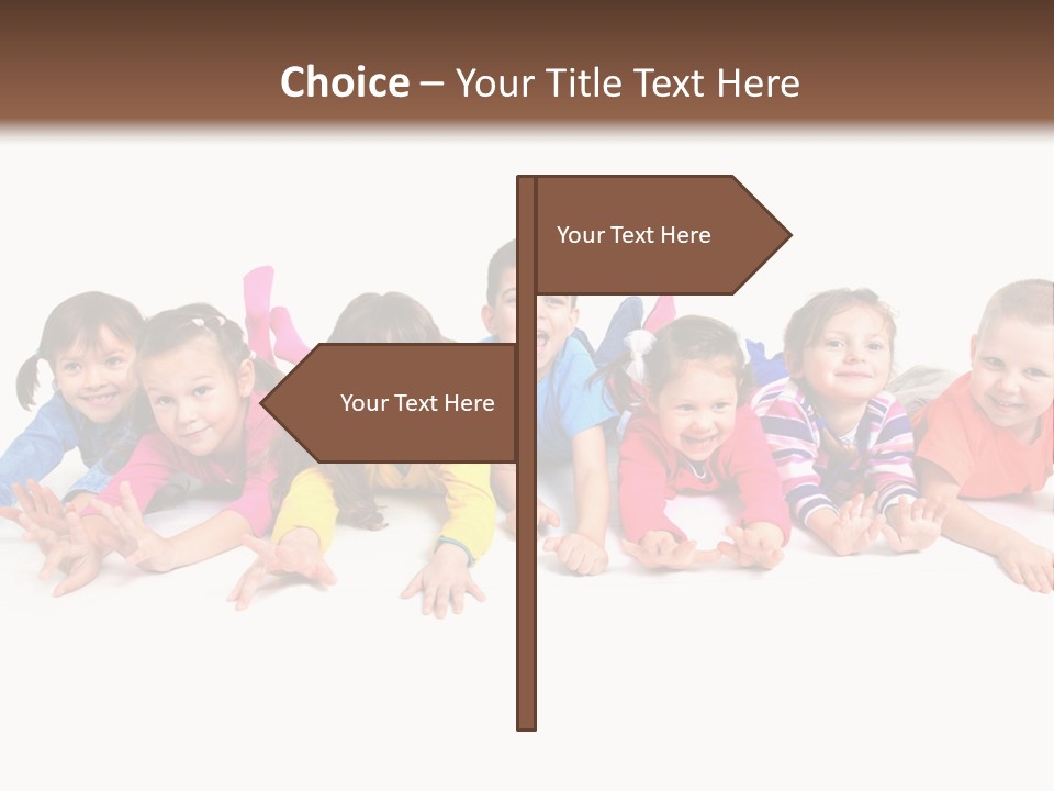 Looking Color Human PowerPoint Template