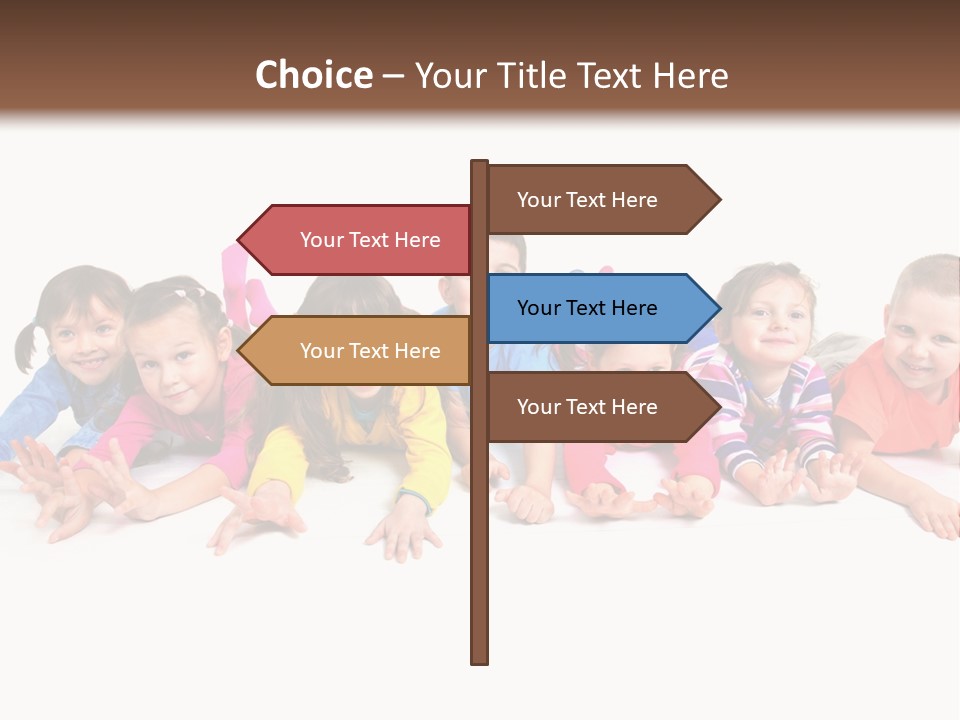 Looking Color Human PowerPoint Template