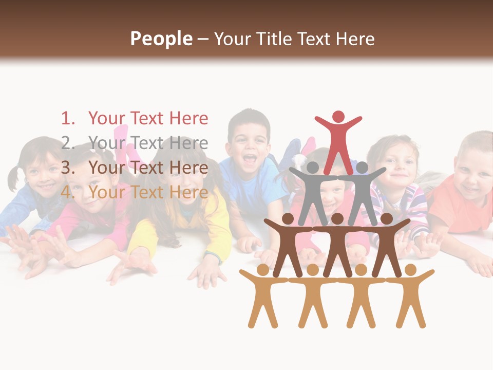 Looking Color Human PowerPoint Template