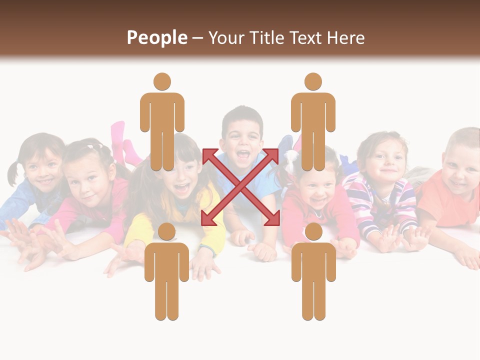 Looking Color Human PowerPoint Template