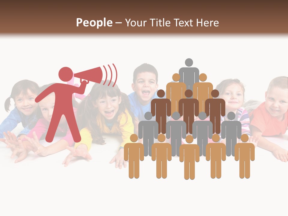 Looking Color Human PowerPoint Template