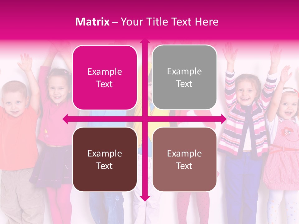 Happiness Excitement Colored PowerPoint Template