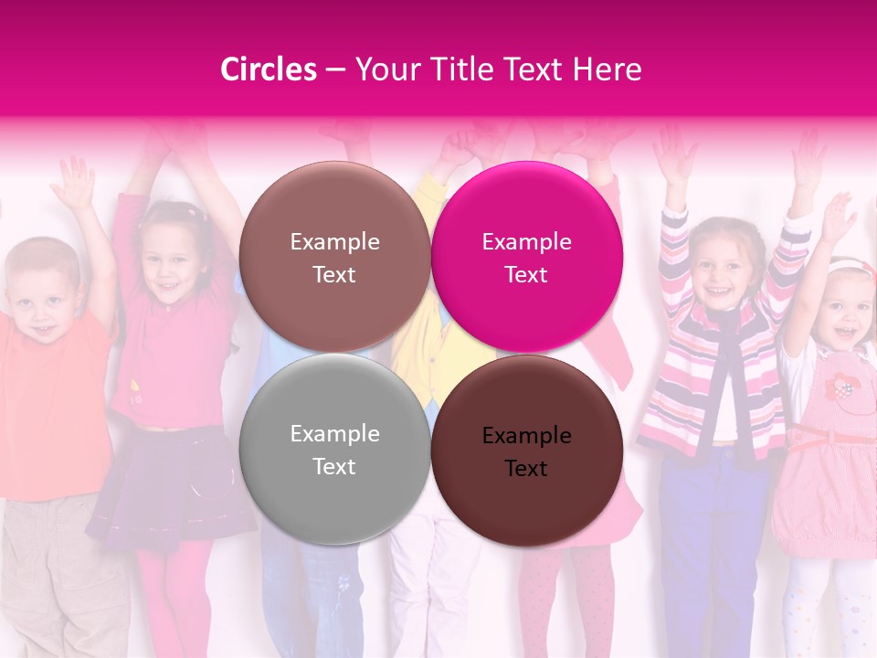 Happiness Excitement Colored PowerPoint Template