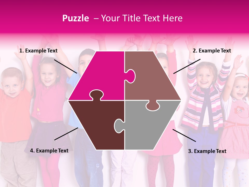 Happiness Excitement Colored PowerPoint Template