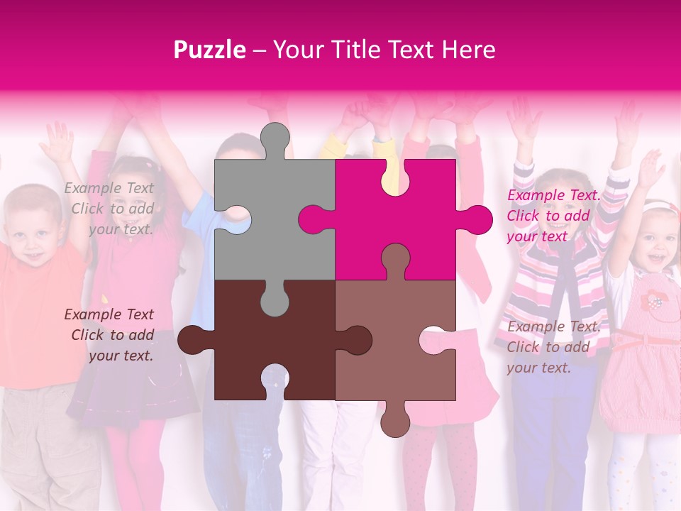 Happiness Excitement Colored PowerPoint Template