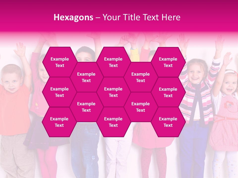 Happiness Excitement Colored PowerPoint Template