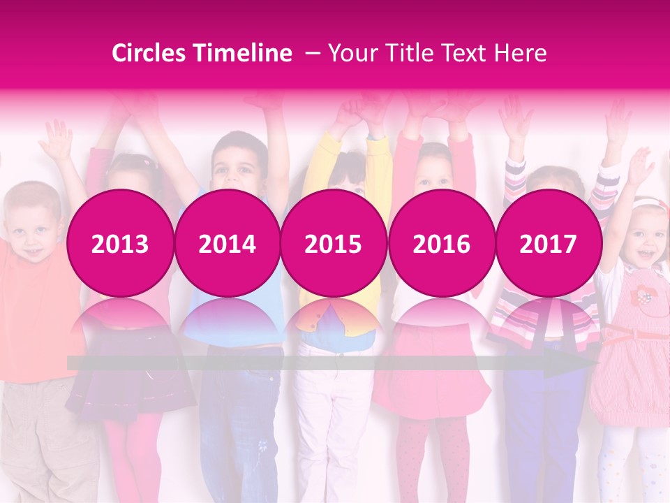 Happiness Excitement Colored PowerPoint Template