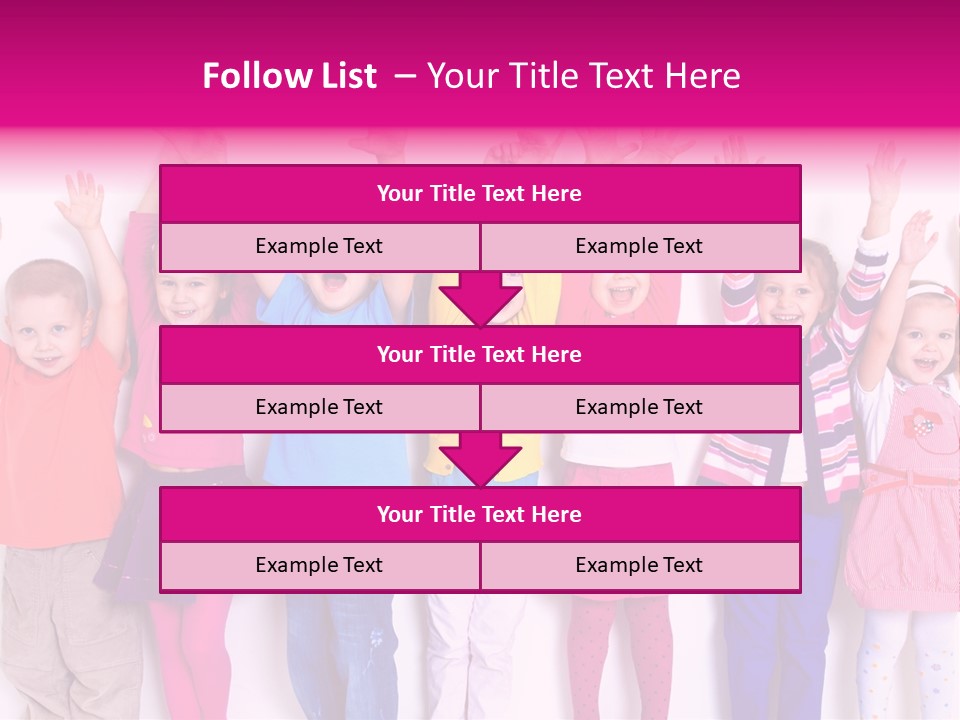 Happiness Excitement Colored PowerPoint Template