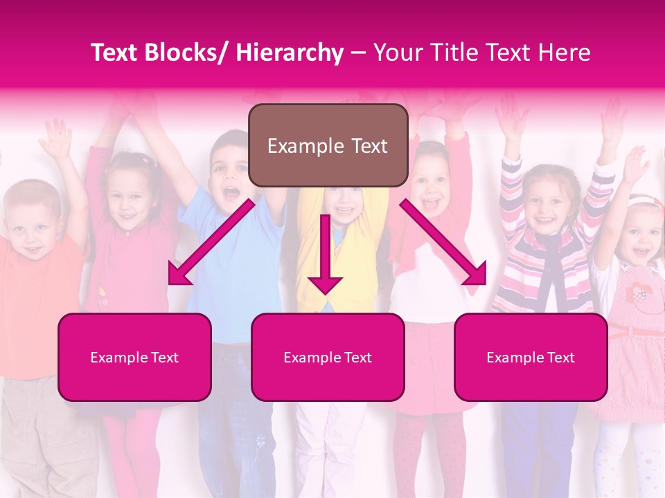 Happiness Excitement Colored PowerPoint Template