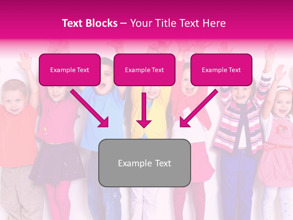 Happiness Excitement Colored PowerPoint Template
