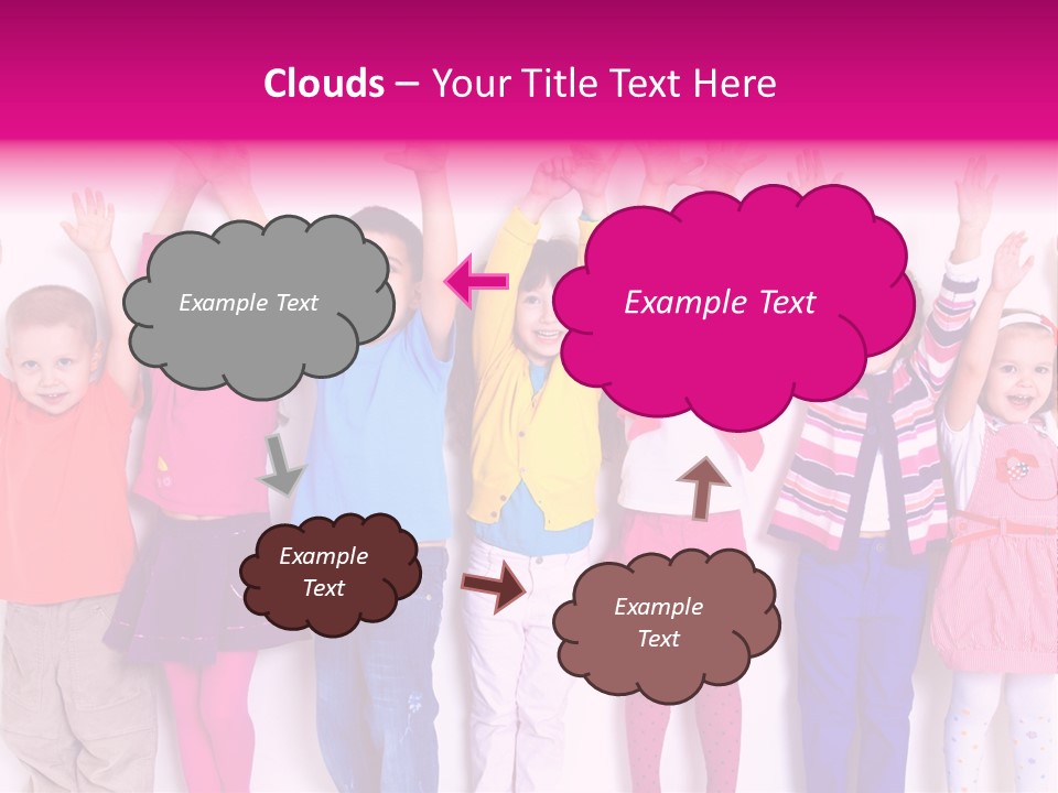 Happiness Excitement Colored PowerPoint Template