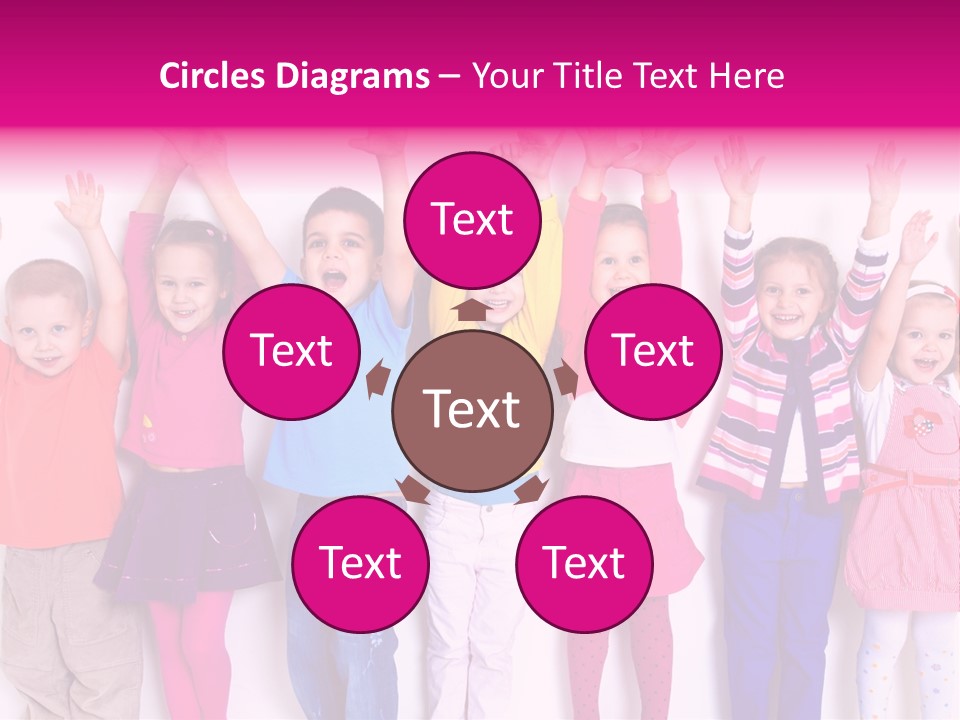 Happiness Excitement Colored PowerPoint Template