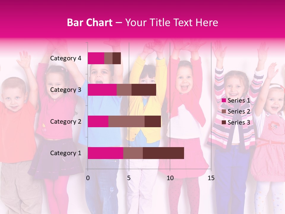 Happiness Excitement Colored PowerPoint Template