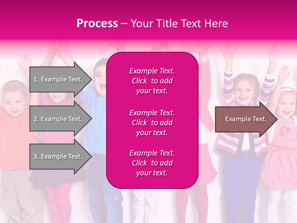 Happiness Excitement Colored PowerPoint Template