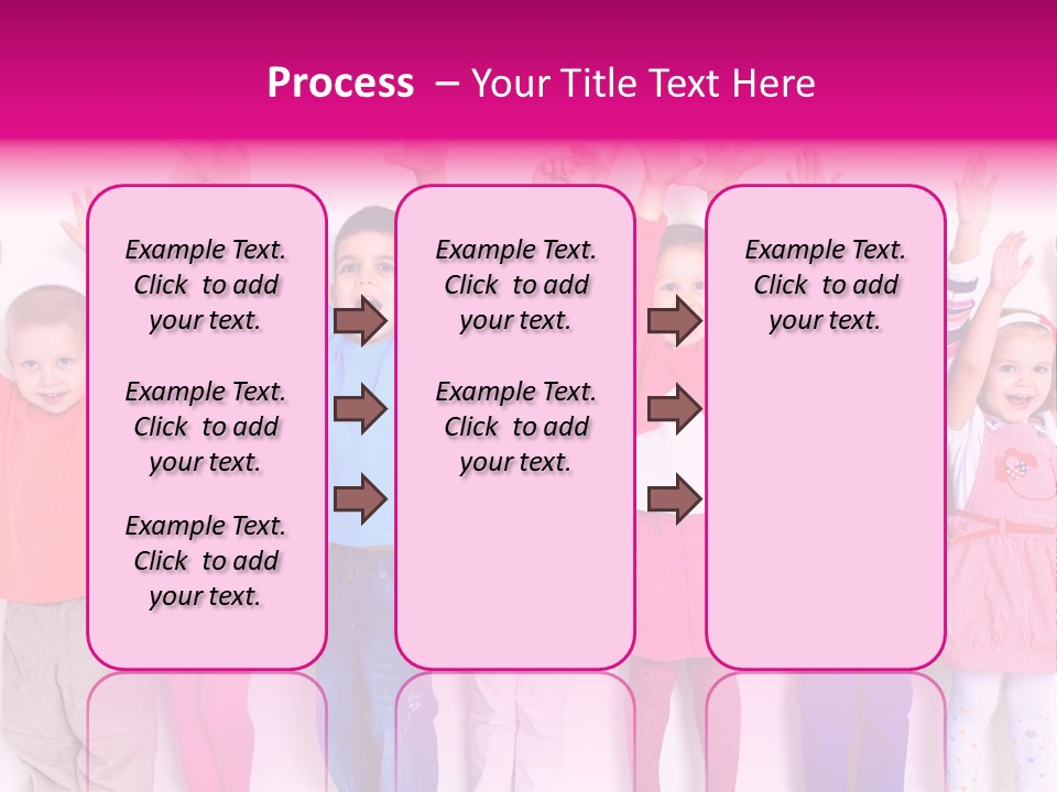 Happiness Excitement Colored PowerPoint Template