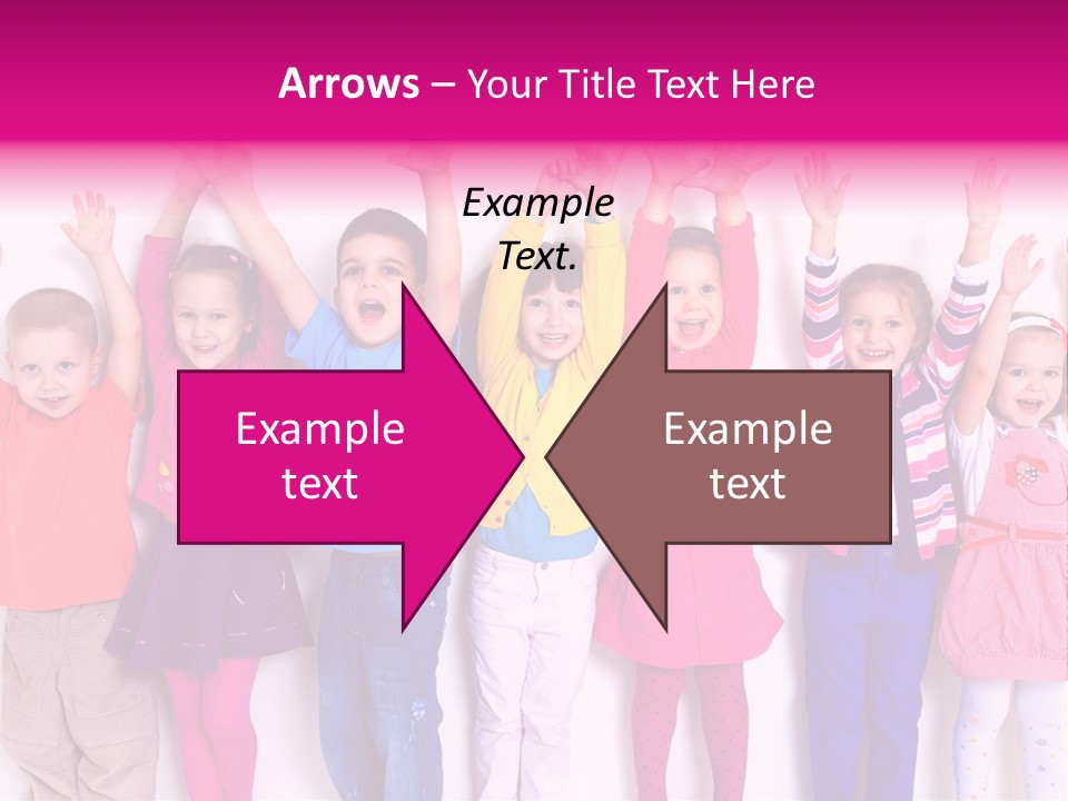 Happiness Excitement Colored PowerPoint Template