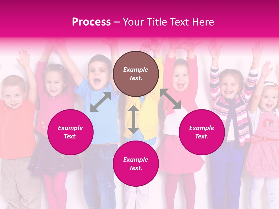 Happiness Excitement Colored PowerPoint Template