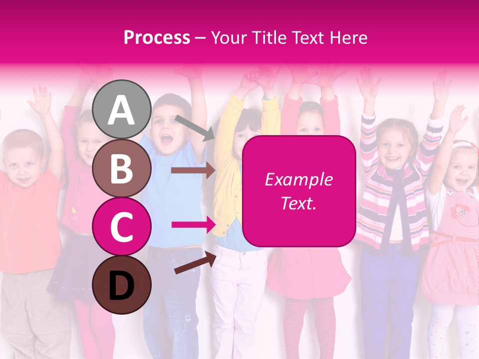 Happiness Excitement Colored PowerPoint Template