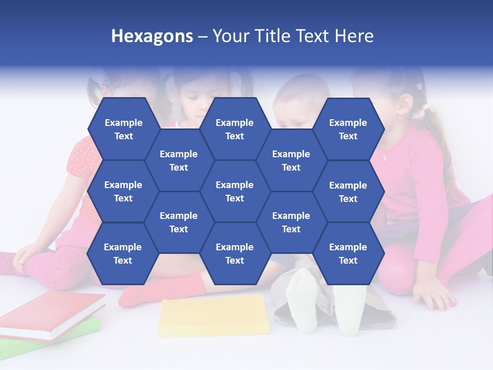 Girls Years Innocence PowerPoint Template