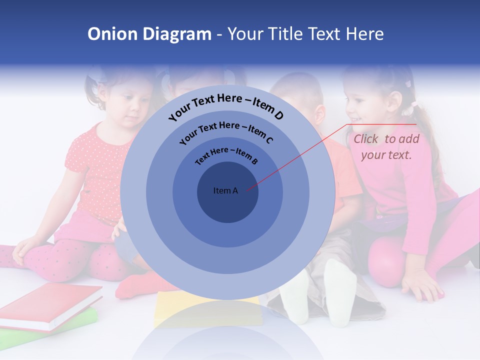 Girls Years Innocence PowerPoint Template