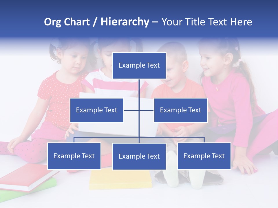 Girls Years Innocence PowerPoint Template
