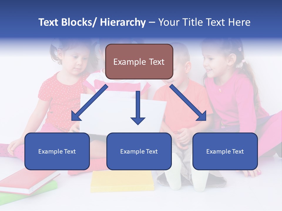 Girls Years Innocence PowerPoint Template