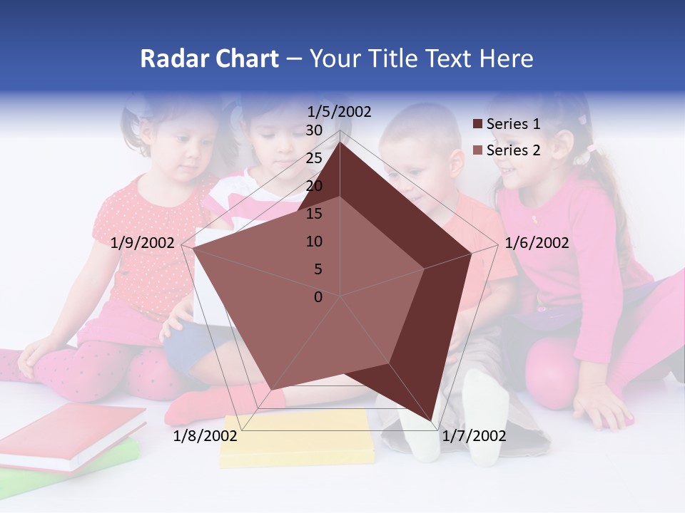 Girls Years Innocence PowerPoint Template