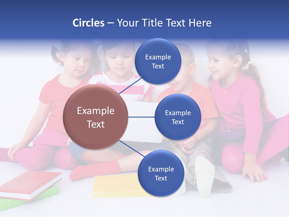 Girls Years Innocence PowerPoint Template