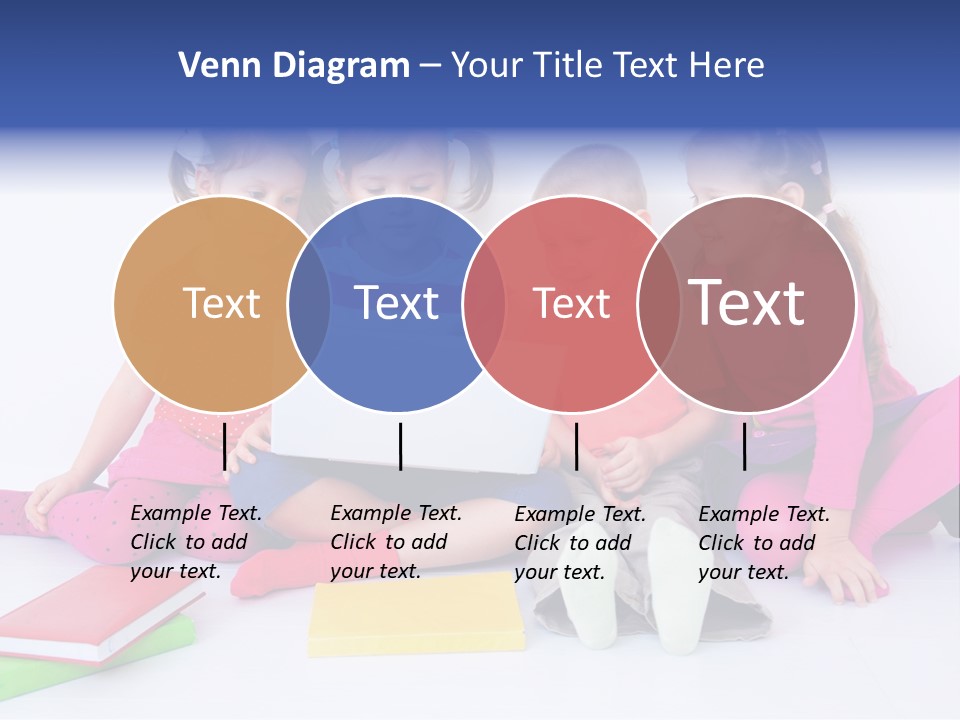 Girls Years Innocence PowerPoint Template