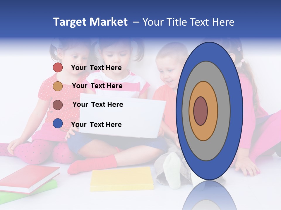 Girls Years Innocence PowerPoint Template