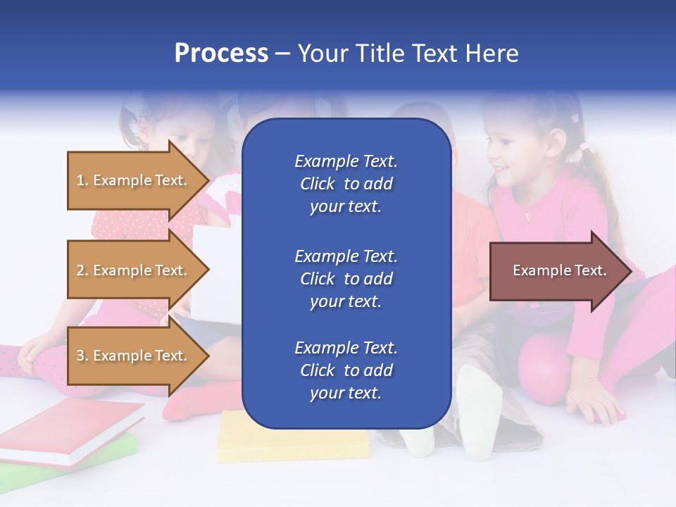 Girls Years Innocence PowerPoint Template