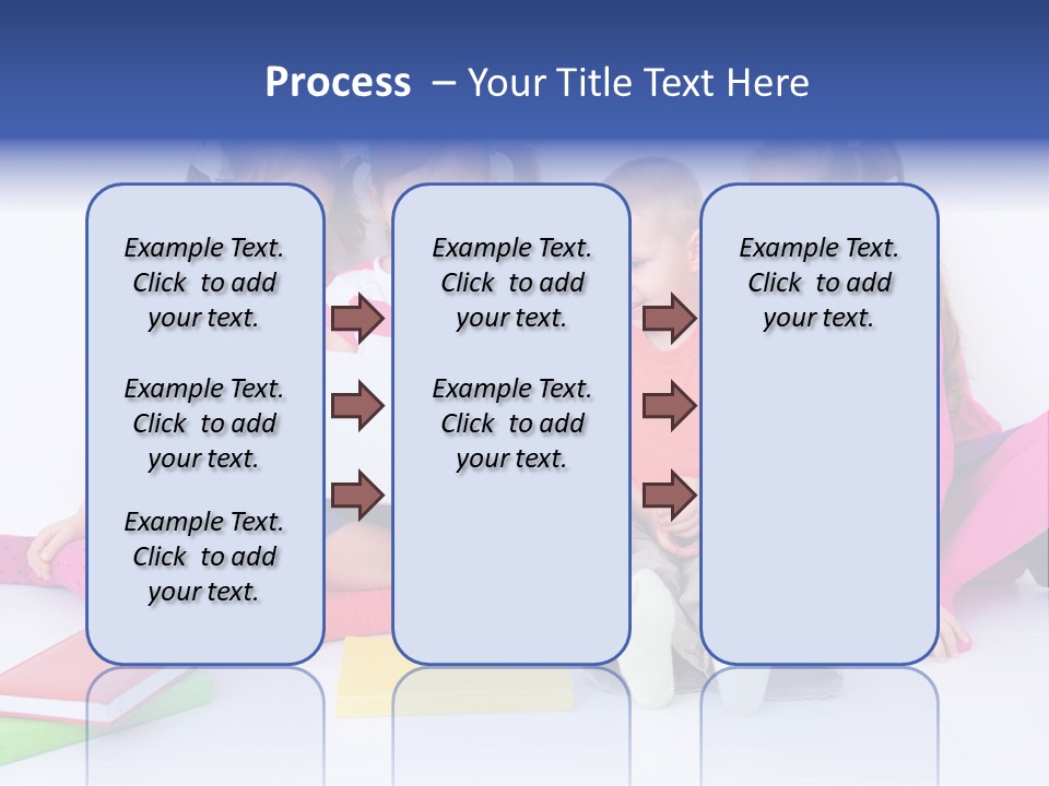 Girls Years Innocence PowerPoint Template