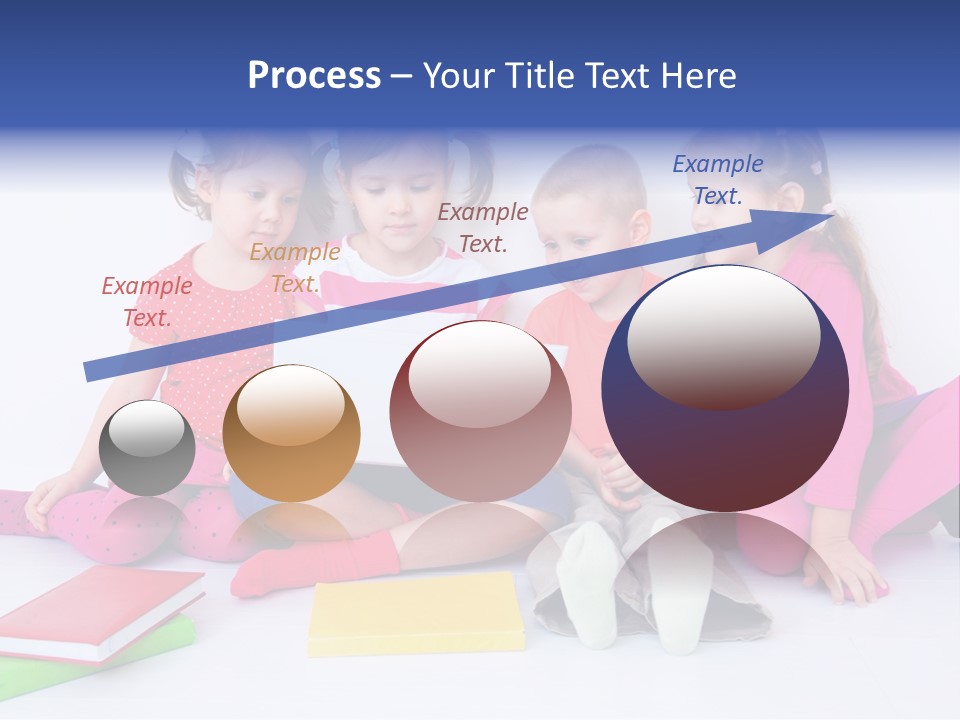 Girls Years Innocence PowerPoint Template