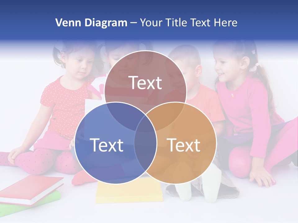 Girls Years Innocence PowerPoint Template