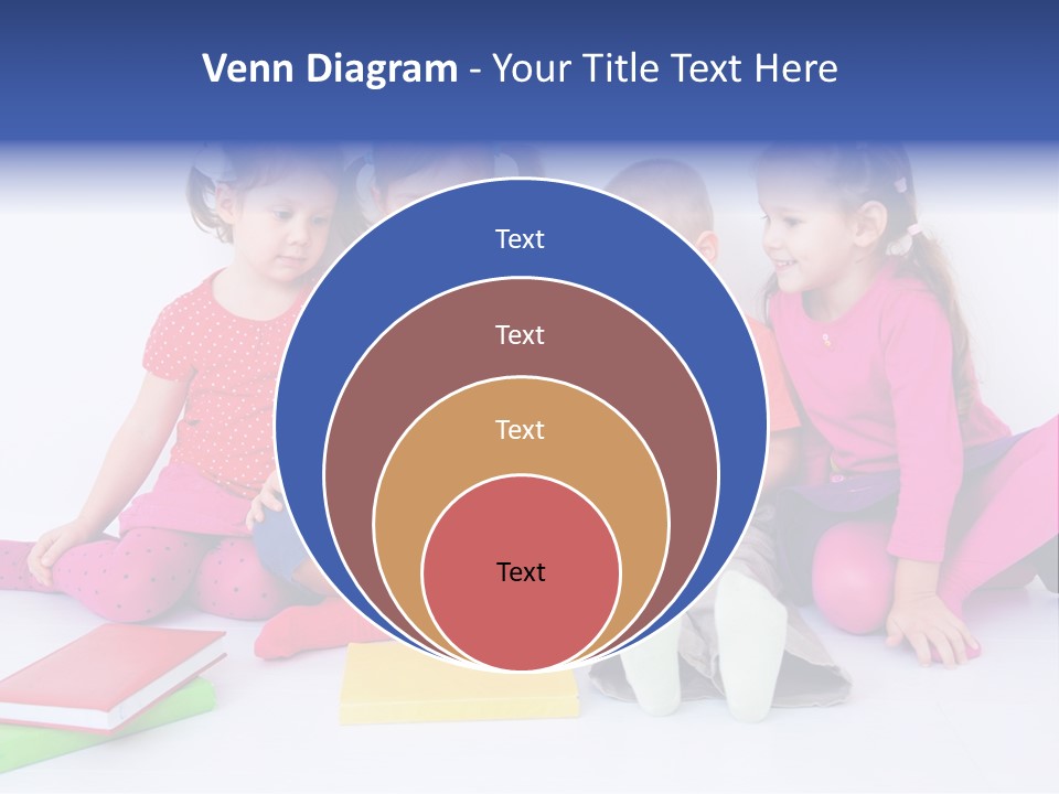 Girls Years Innocence PowerPoint Template