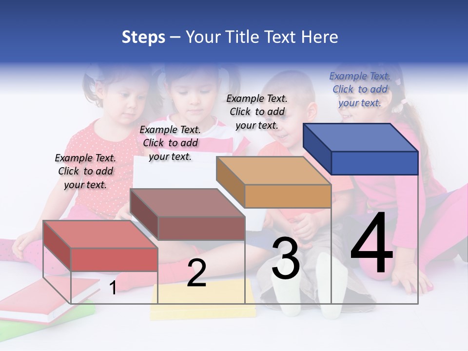 Girls Years Innocence PowerPoint Template