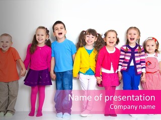 Boys Joy Elementary PowerPoint Template