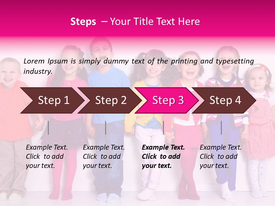 Boys Joy Elementary PowerPoint Template