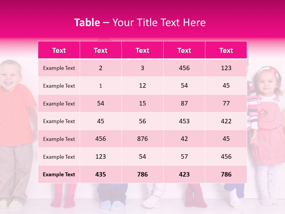 Boys Joy Elementary PowerPoint Template