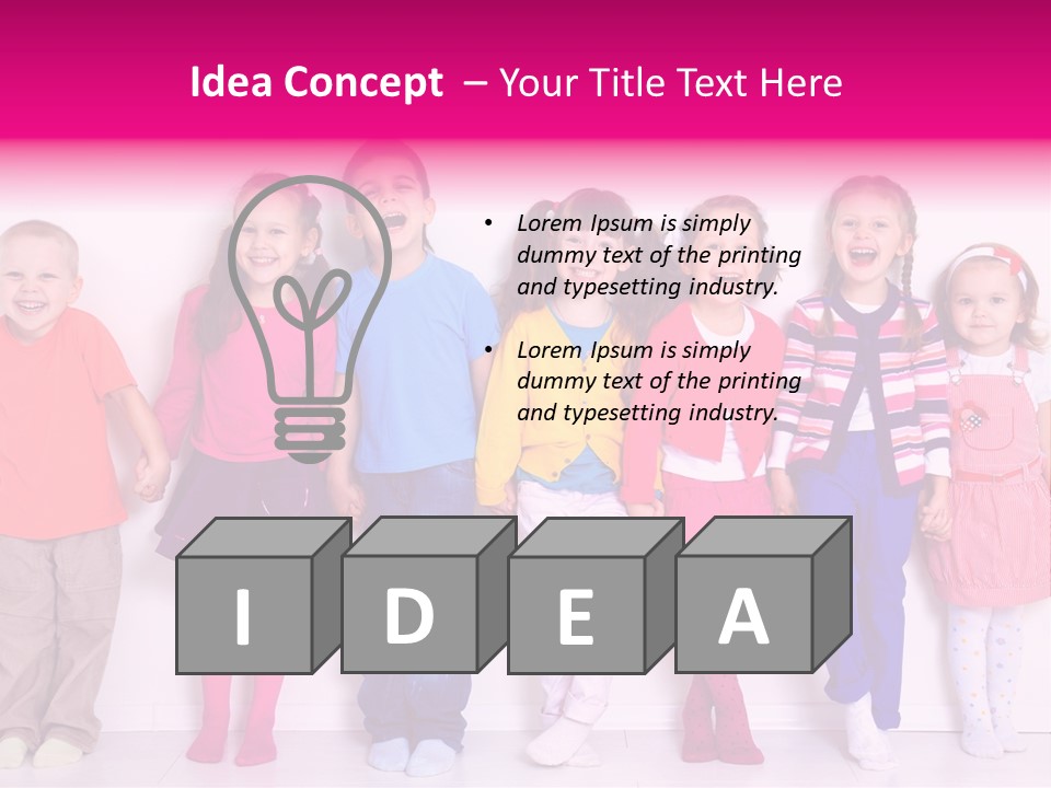 Boys Joy Elementary PowerPoint Template