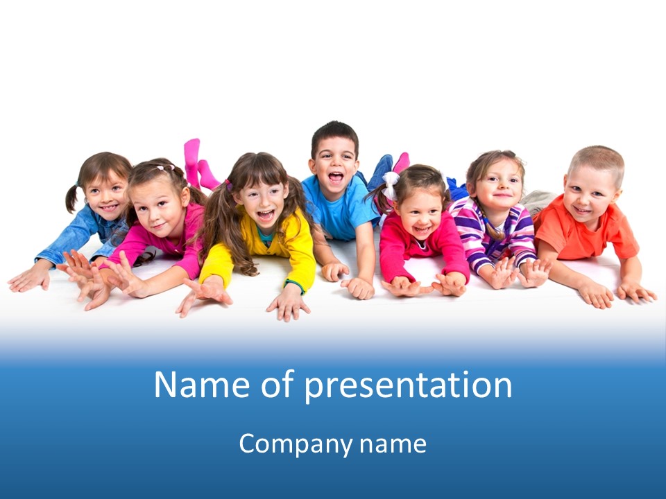 Cute Life Potrait PowerPoint Template